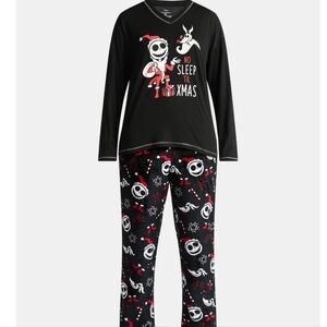 Nightmare Before Christmas Women's and Women’s Plus Top, Pants and Socks Holiday
